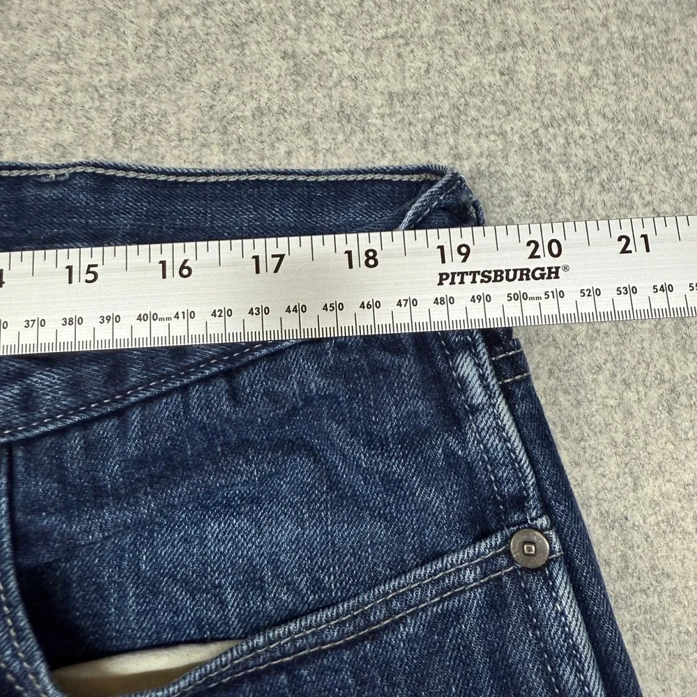 Banana Republic Heritage Collection Jeans 40x32 Blue Cotton Button Fly Straight